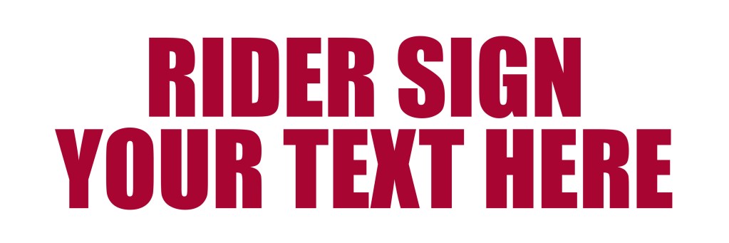 Rider Sign – Dittos Print